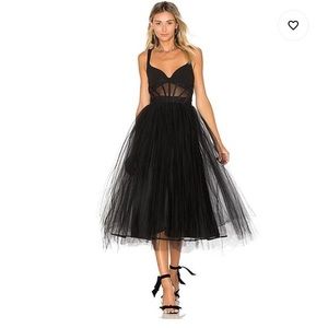 Evangeline Bustier-Style Tulle Gown